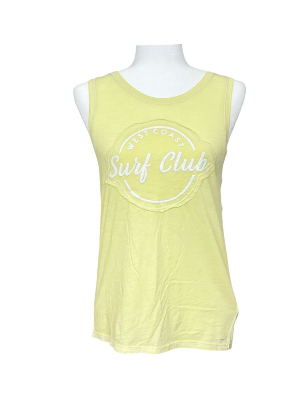 We The Free Martine Time Tank Top Yellow Size Small